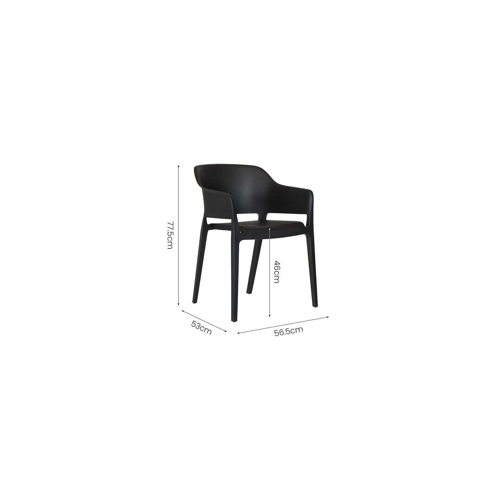 Anna Outdoor Patio Dining Armchair gallery detail image