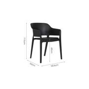 Anna Outdoor Patio Dining Armchair gallery detail image
