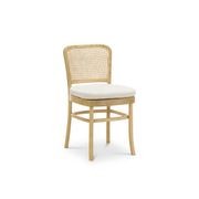 Prague Dining Chair | Cream Boucle & Natural | Set of 2 gallery detail image