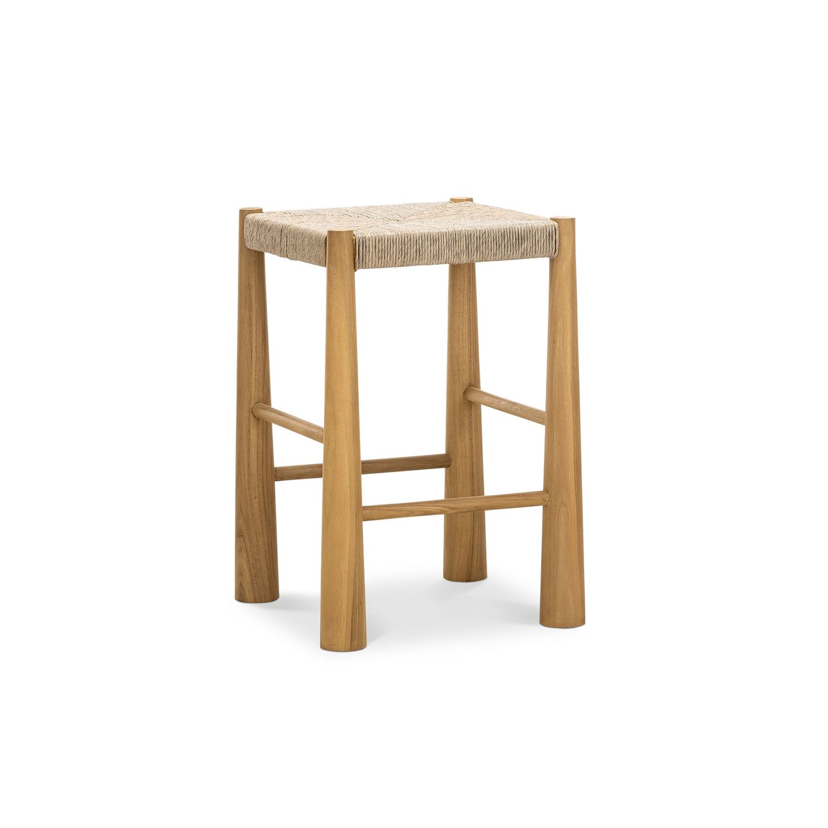 Caliste Woven Rope Barstool, Indoor & Outdoor gallery detail image