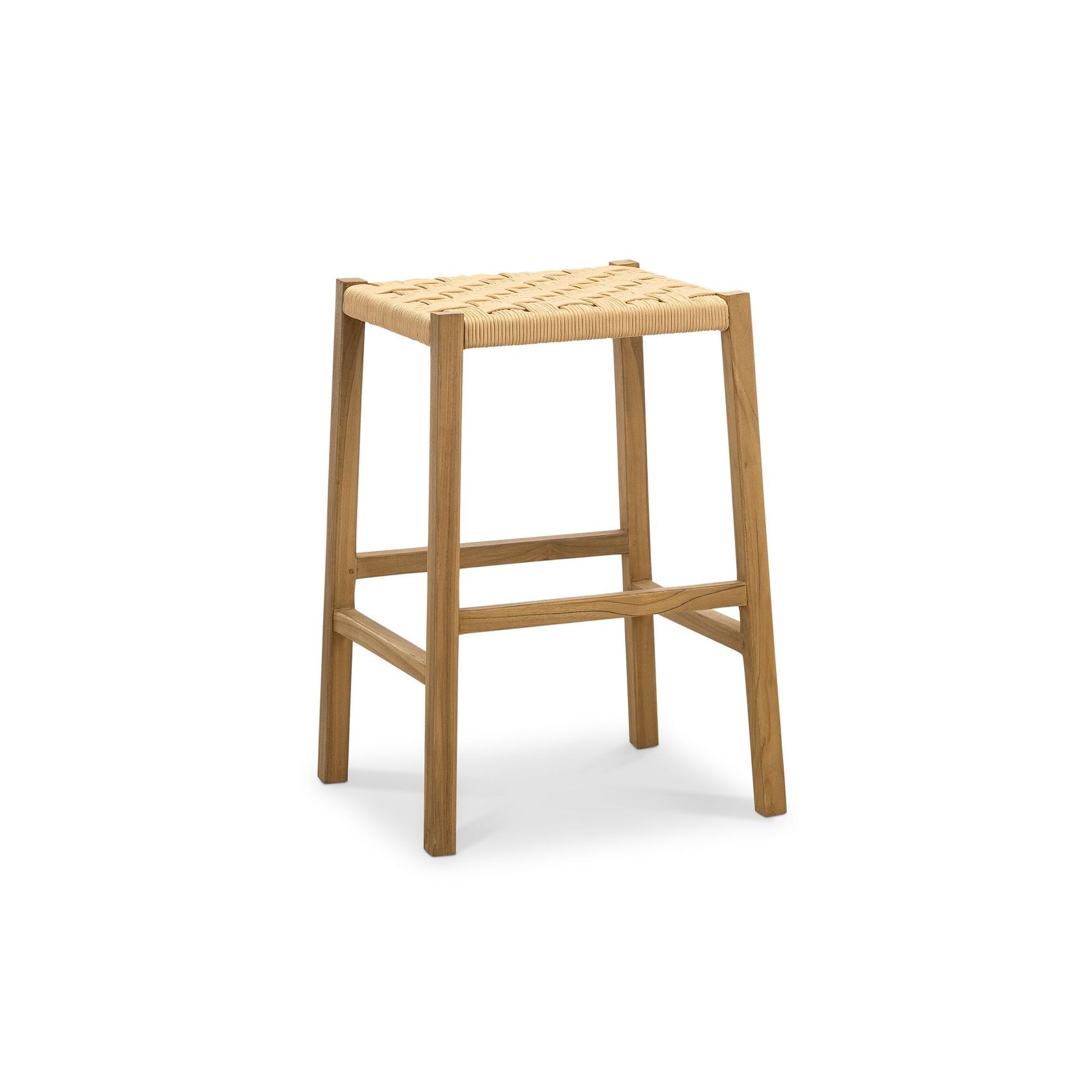 Kyren Woven Rope Barstool, Indoor & Outdoor gallery detail image