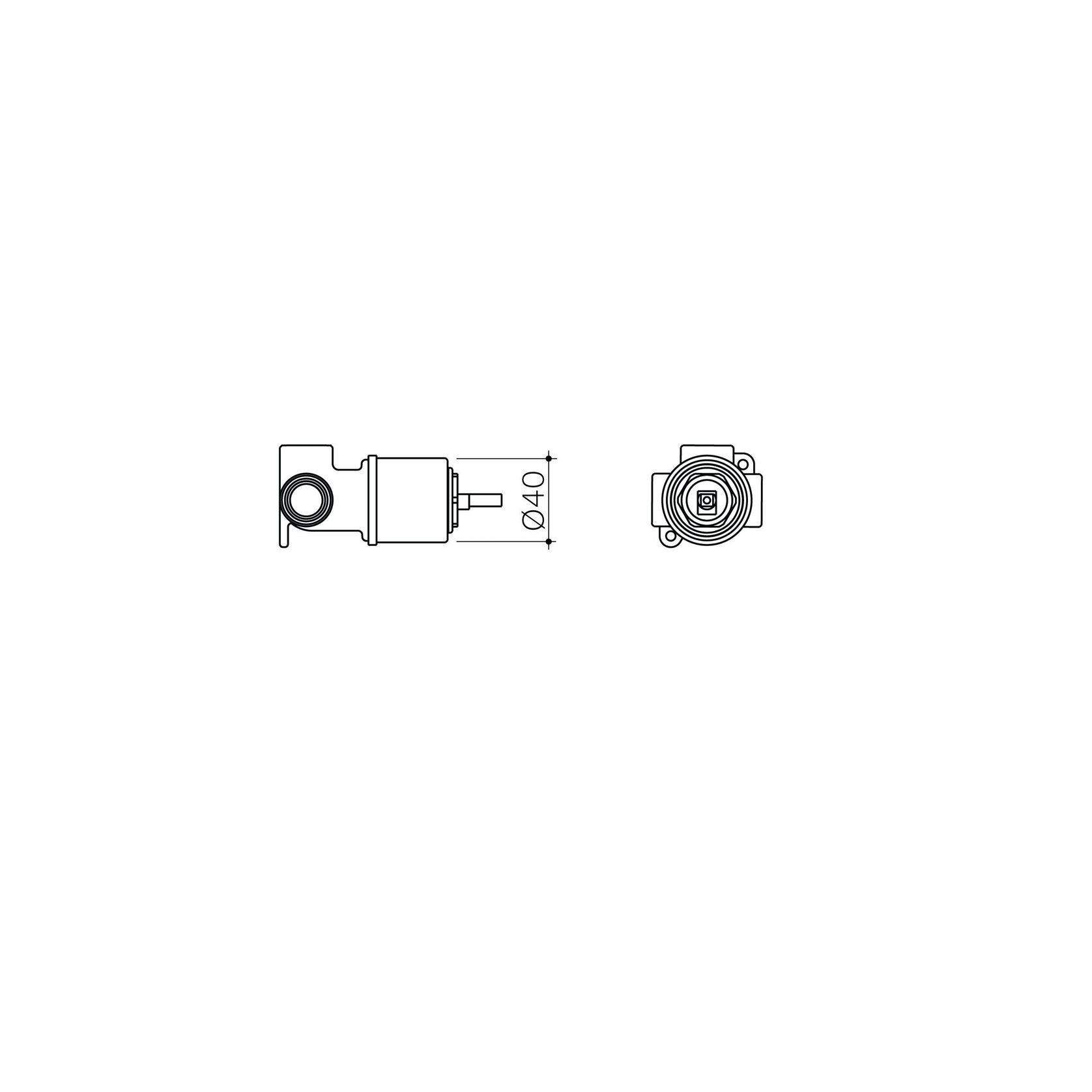 Caroma EasySwitch Universal Mixer Inwall Body gallery detail image