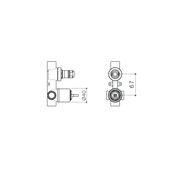 Caroma EasySwitch Universal Mixer Diverter Inwall Body gallery detail image