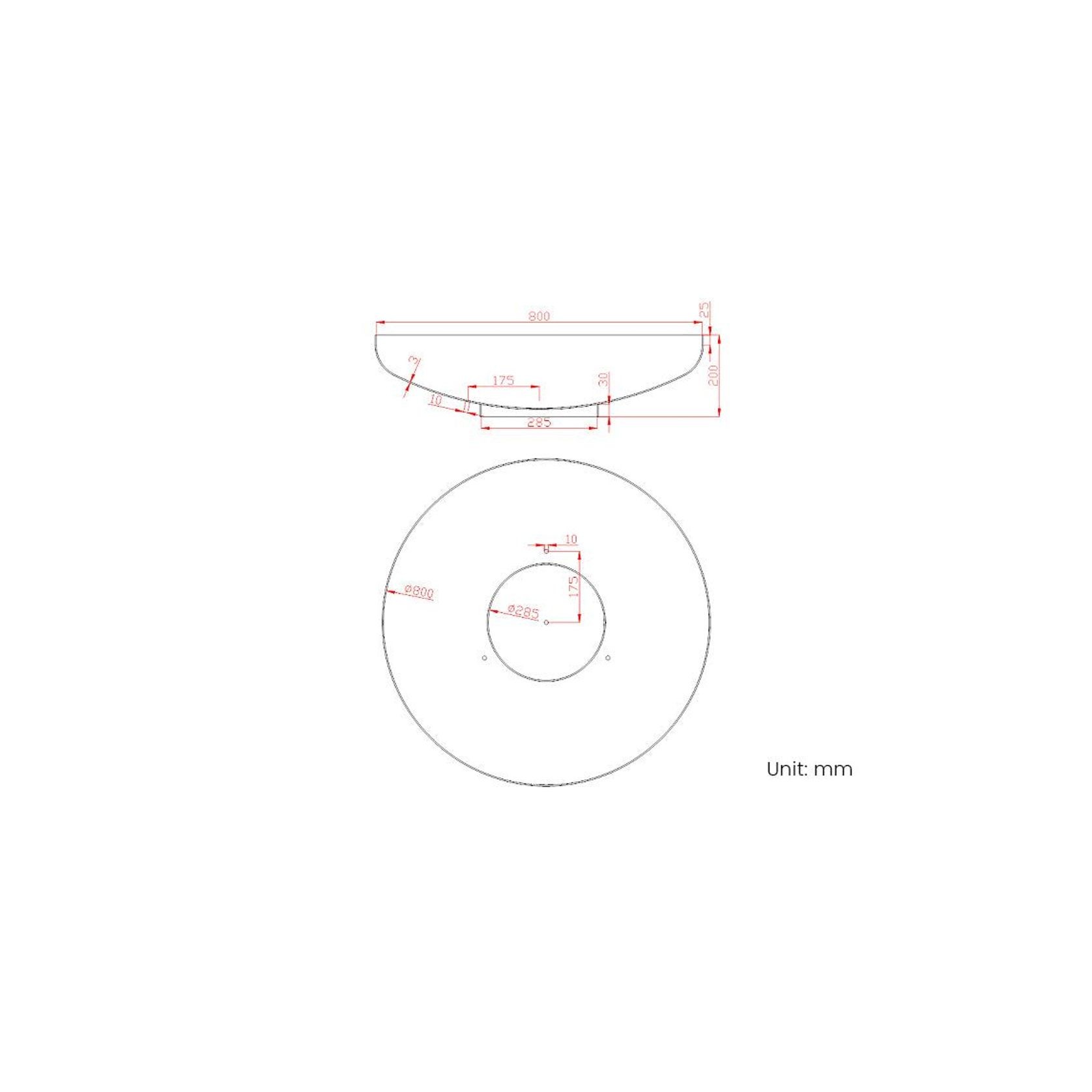 Corten Steel Fire Pit Bowl – 80cm Outdoor Brazier (Grill Accessories Not Included) gallery detail image