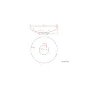 Corten Steel Fire Pit Bowl – 80cm Outdoor Brazier (Grill Accessories Not Included) gallery detail image