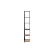 RUTHIN Bookcase - Black & Natural gallery detail image