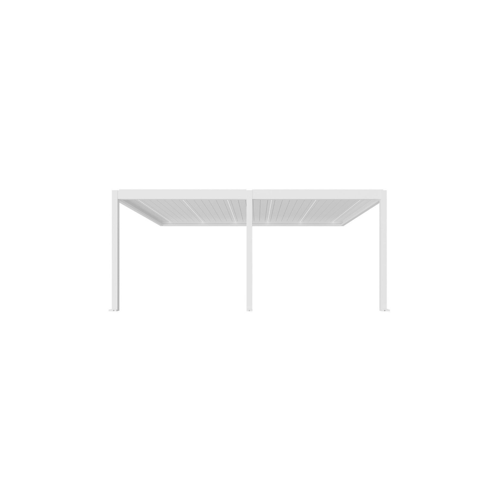 Caribbean Motorised Wall Mounted Louvre Roof Aluminium Pergola gallery detail image
