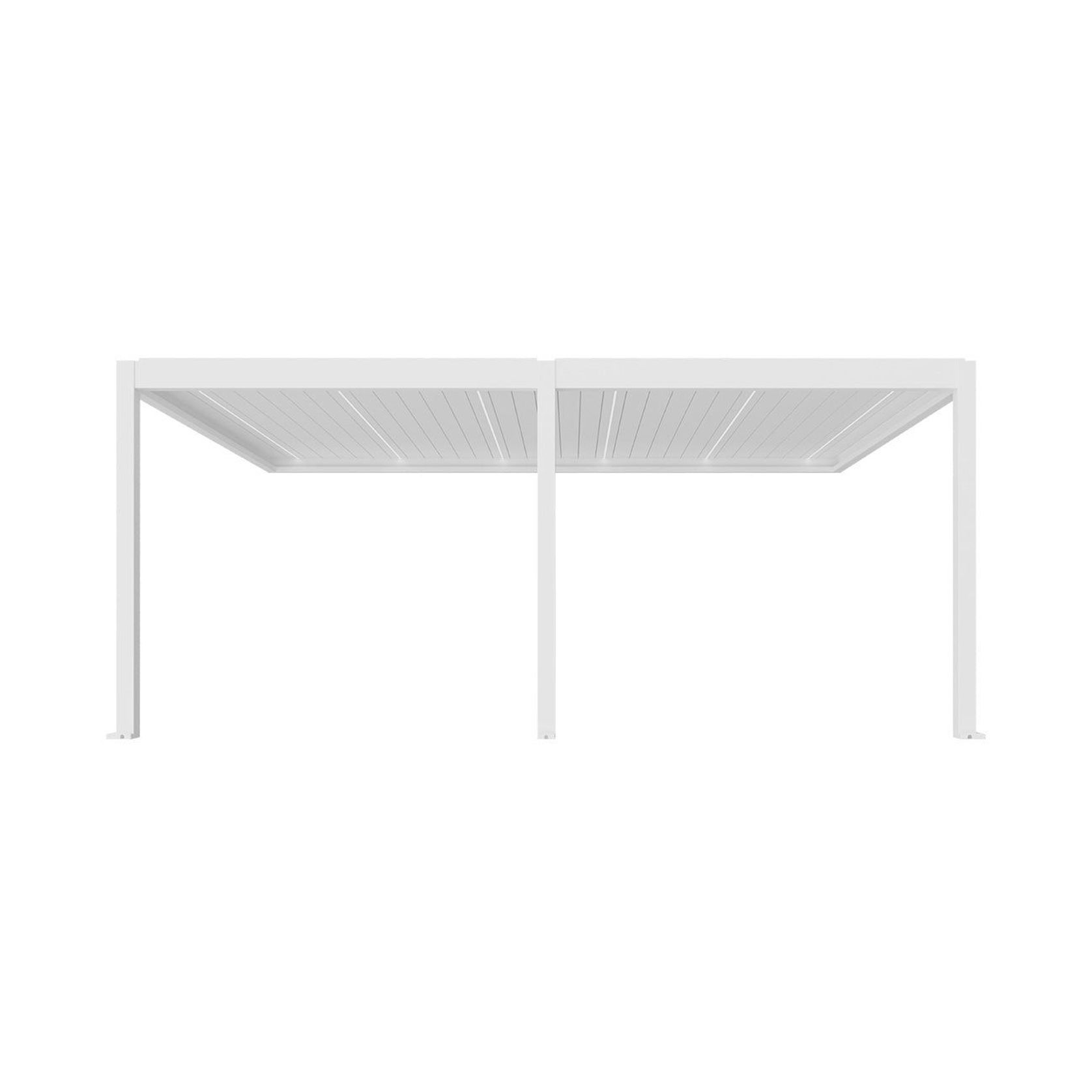 Caribbean Motorised Wall Mounted Louvre Roof Aluminium Pergola gallery detail image