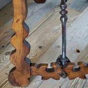 Italian Walnut Trestle Table gallery detail image