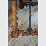 Italian Walnut Trestle Table gallery detail image