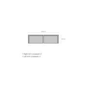 Ibis Outdoor Teak Three Seater Sofa gallery detail image