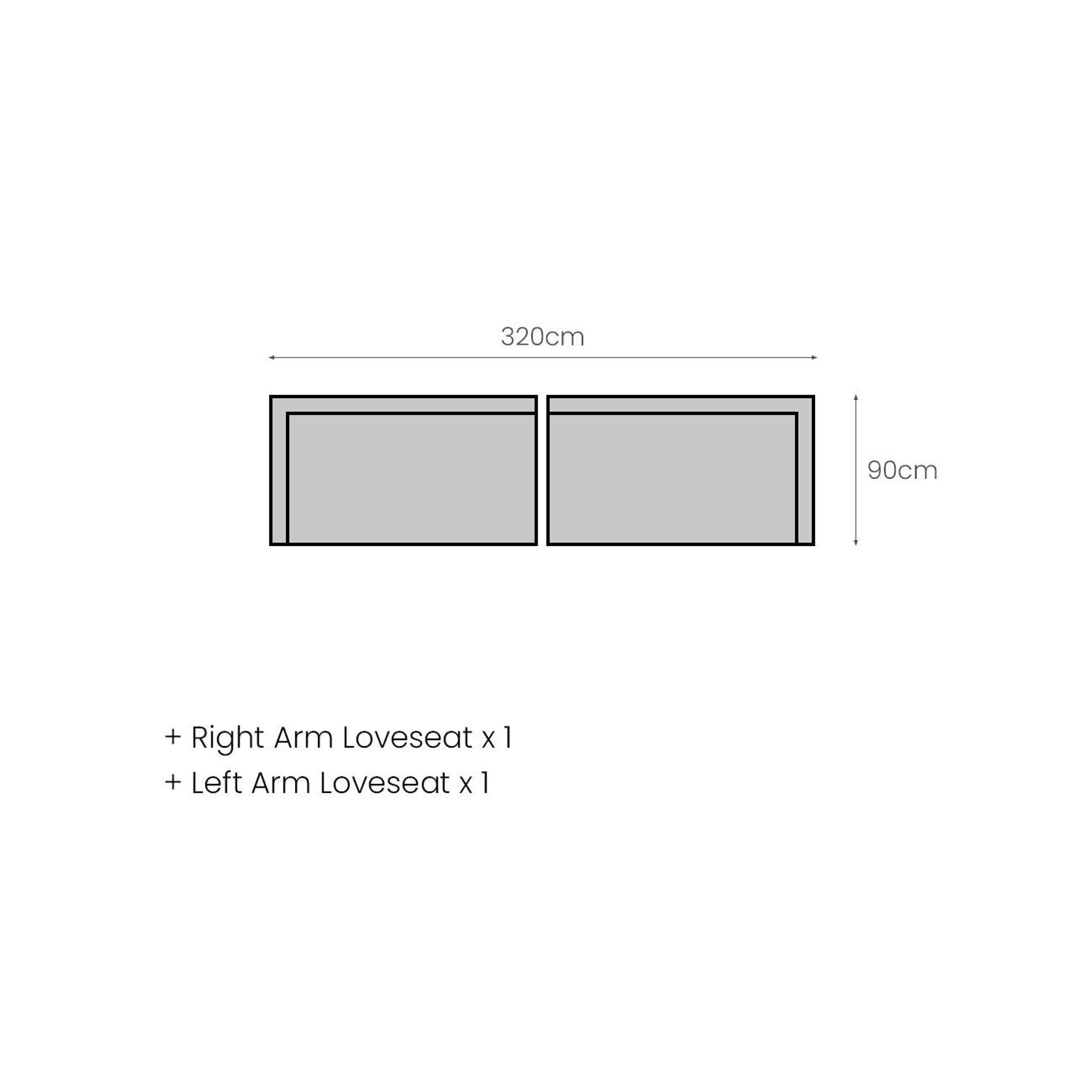 Ibis Outdoor Teak Left Arm Sofa gallery detail image