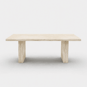 Sachi Dining Table - Vein Cut Travertine gallery detail image