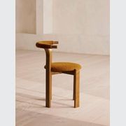 Soho Home | Pair Of Zita Dining Chairs | Boucle Mustard gallery detail image