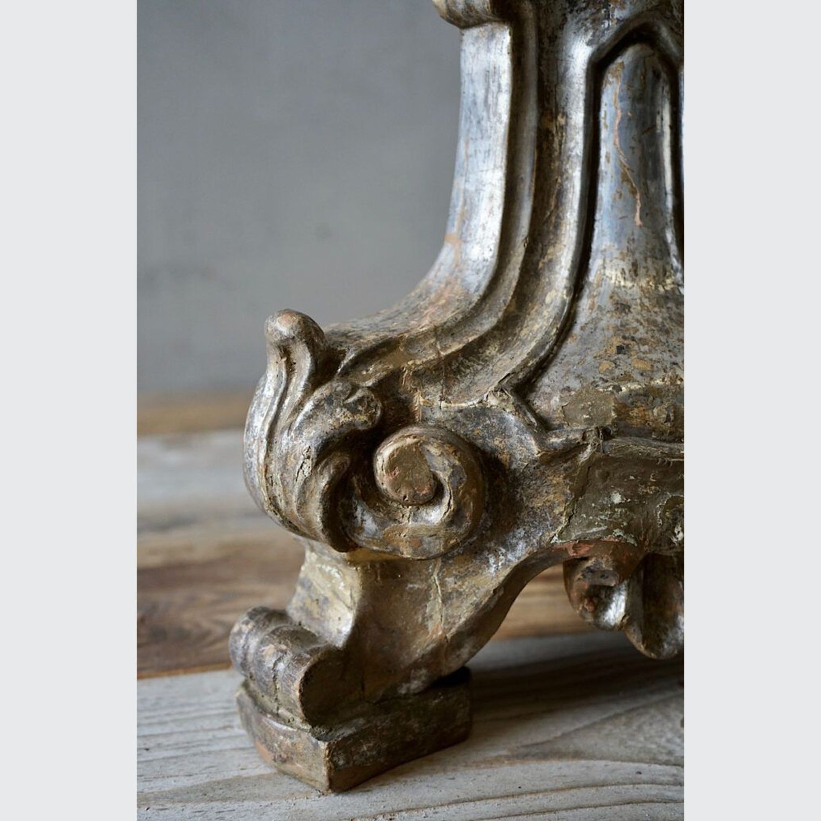 Large Antique Italian Torchere Candlestick - 1230mm gallery detail image