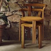 Soho Home | Pair Of Zita Dining Chairs | Boucle Mustard gallery detail image