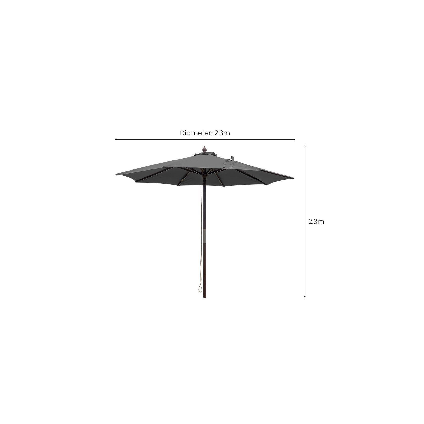 Amazon 2.3m Round Market Umbrella gallery detail image