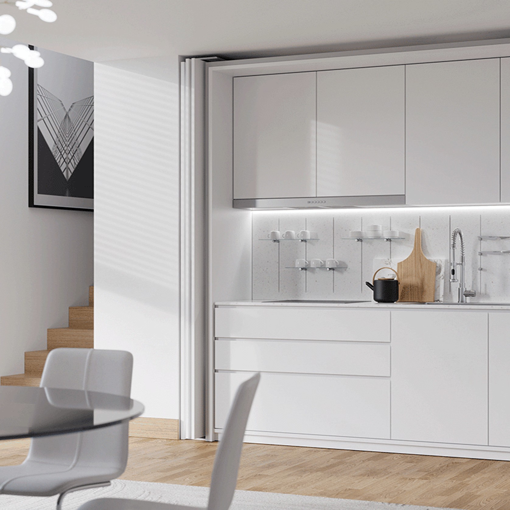 Salice Exedra2 Double Pocket Door System gallery detail image