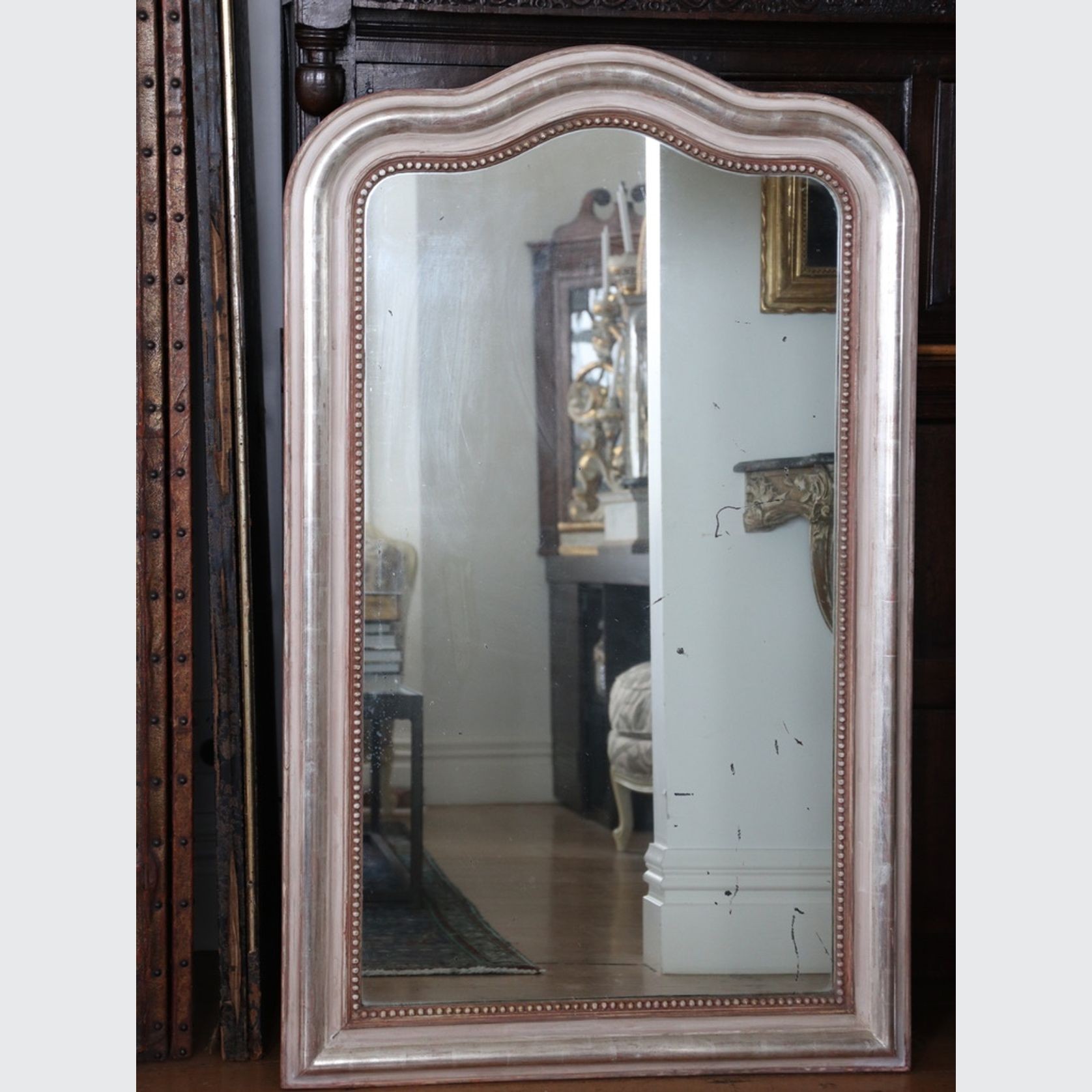 Antique Chapelle De Gendarme Mirror C.1850 gallery detail image