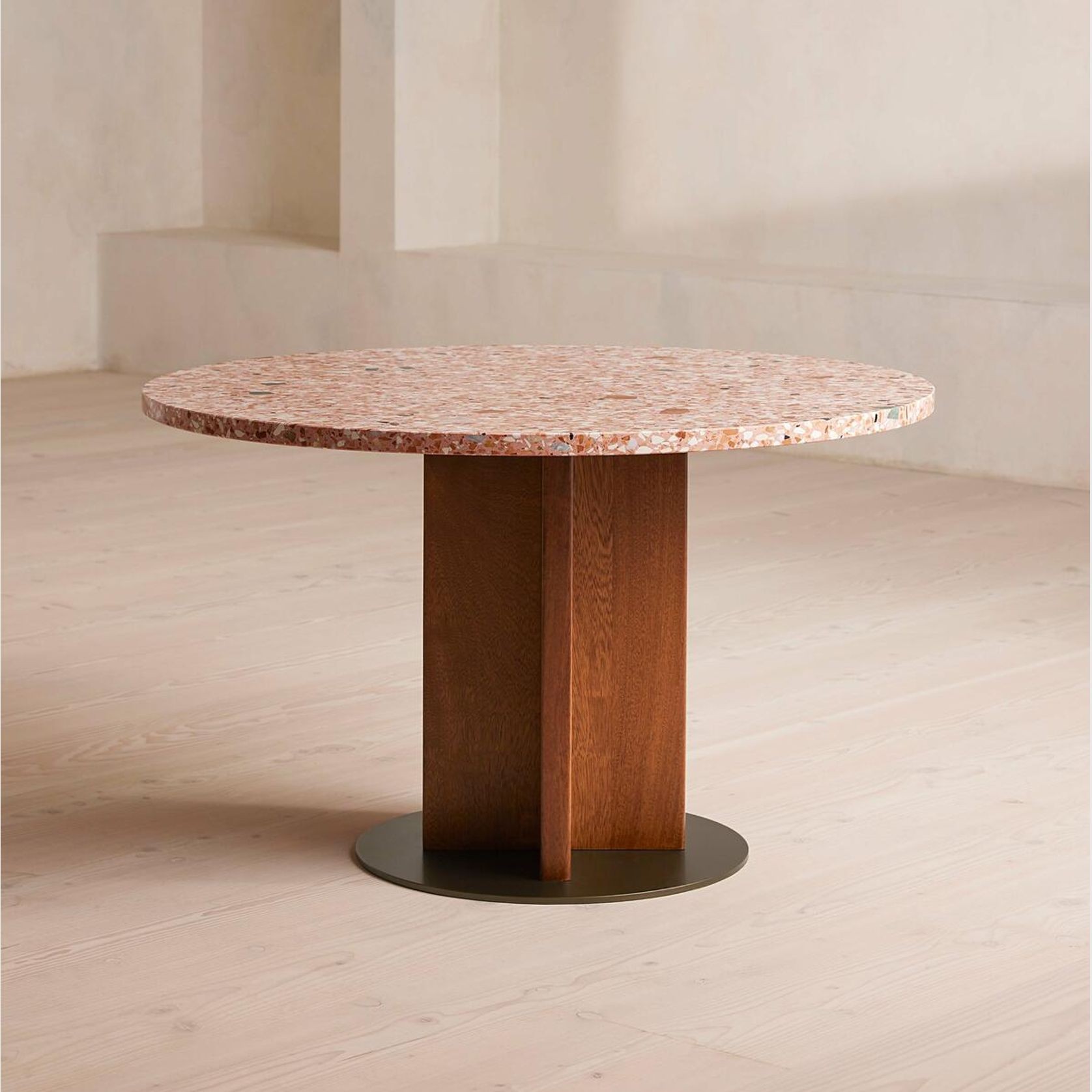 Soho Home | Dalmati Outdoor Dining Table | Red Terrazzo gallery detail image