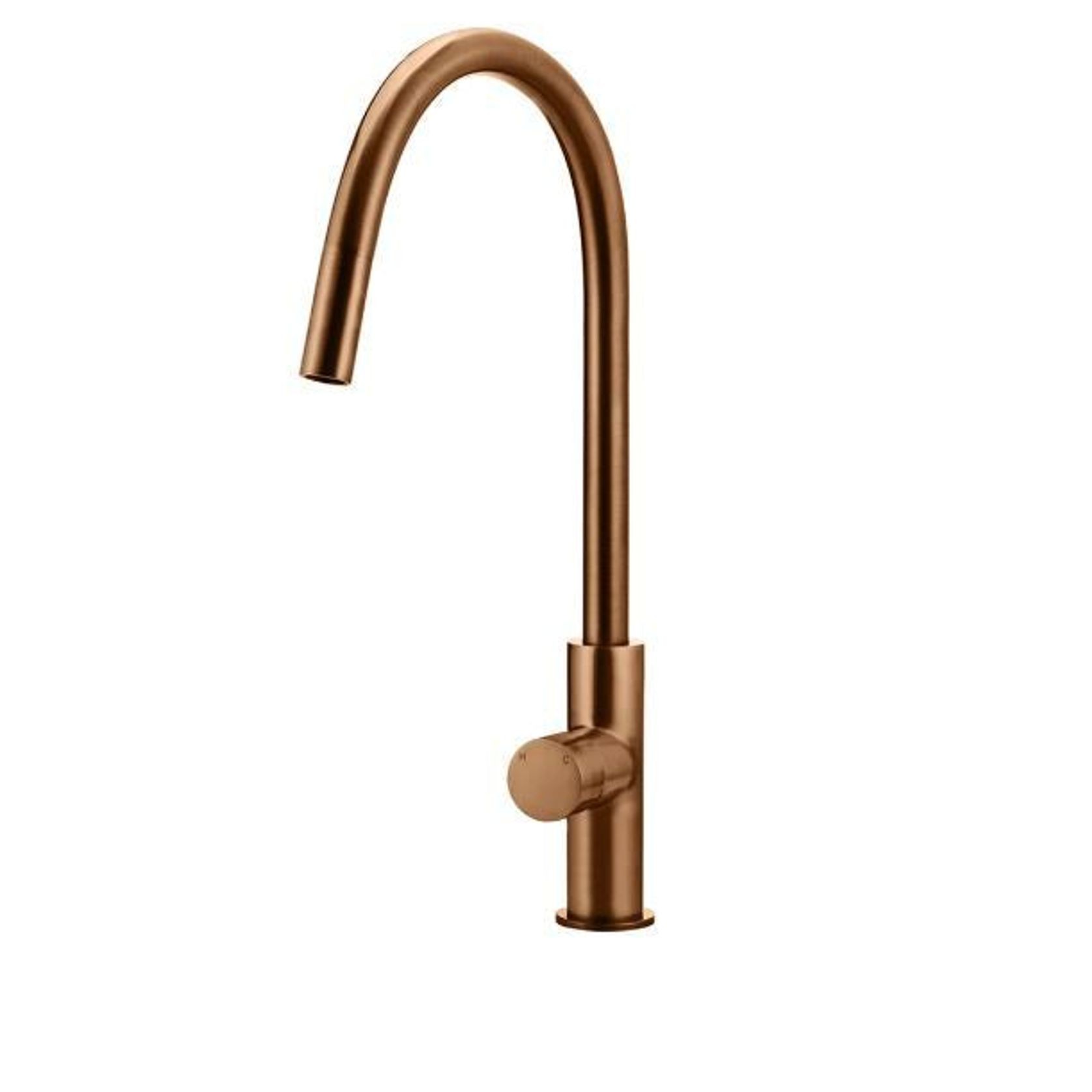 Meir Round Pinless Piccola Pull Out Kitchen Mixer Tap Lustre Bronze gallery detail image