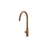 Meir Round Pinless Piccola Pull Out Kitchen Mixer Tap Lustre Bronze gallery detail image