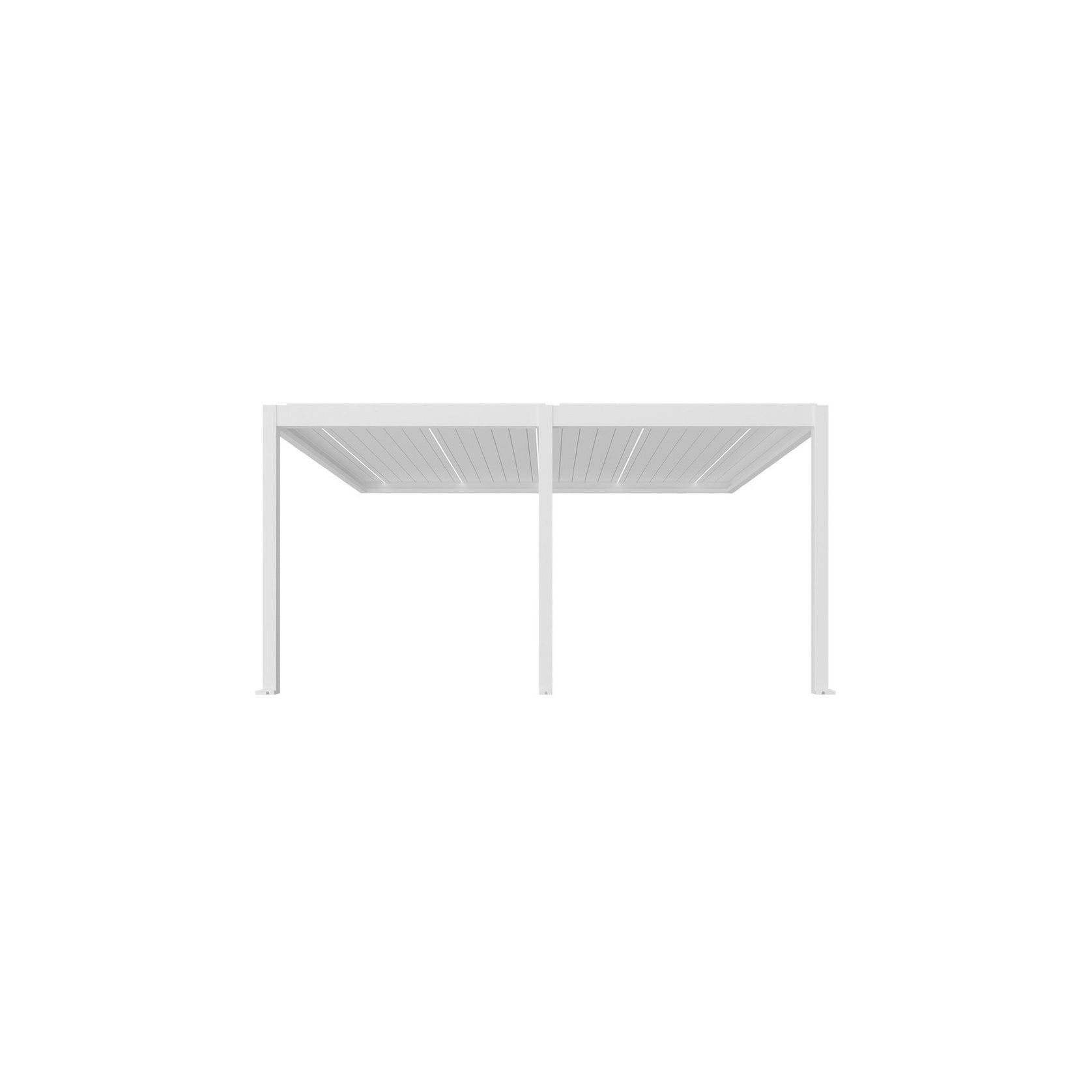 Caribbean Motorised Wall Mounted Louvre Roof Aluminium Pergola gallery detail image