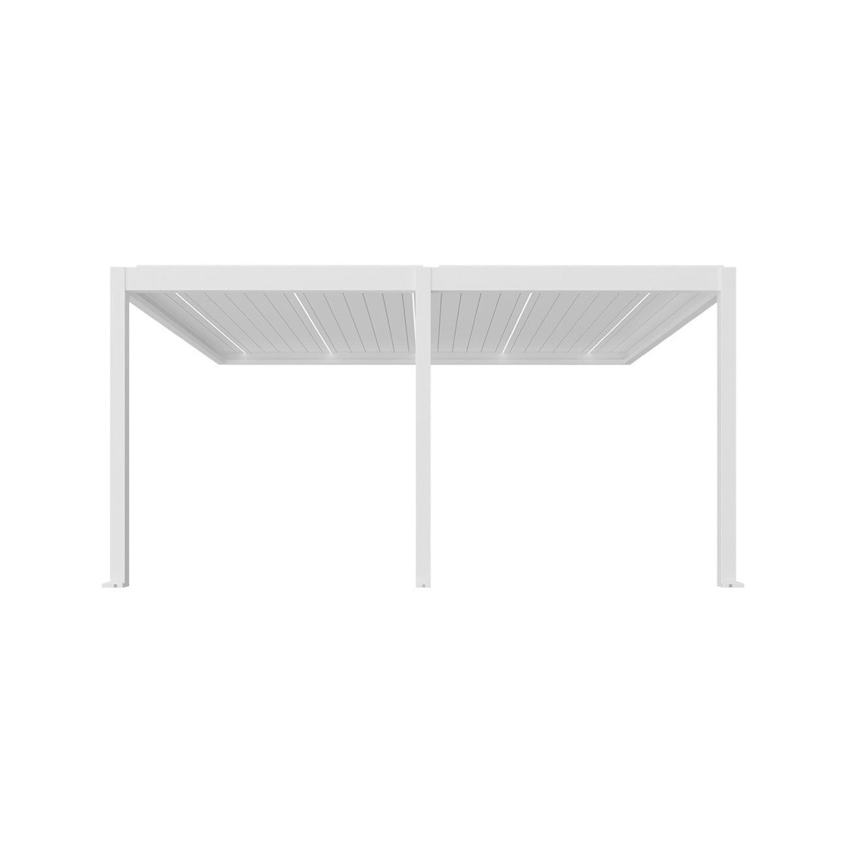 Caribbean Motorised Wall Mounted Louvre Roof Aluminium Pergola gallery detail image