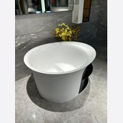 Josei Round Japanese Shelf Soak Tub - 1200mm - MGD01 gallery detail image