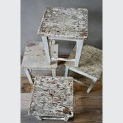 French Rustic Painted Stools gallery detail image