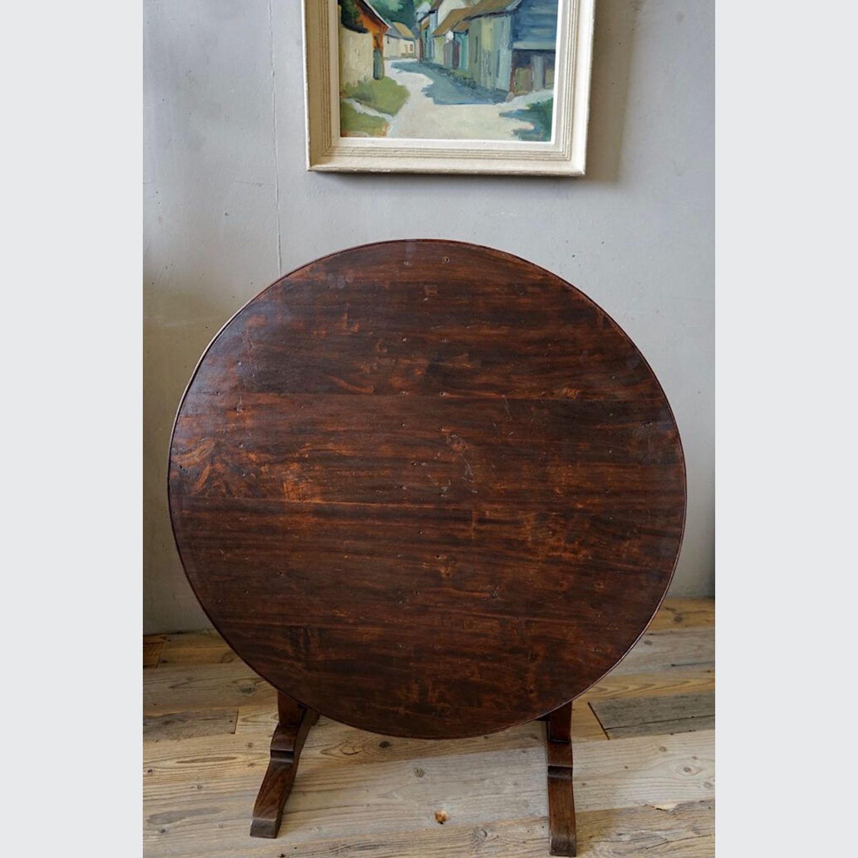 French Antique Wine Harvest Table gallery detail image
