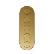 13 Carbon 5 Gang Switch Grid Faceplate gallery detail image