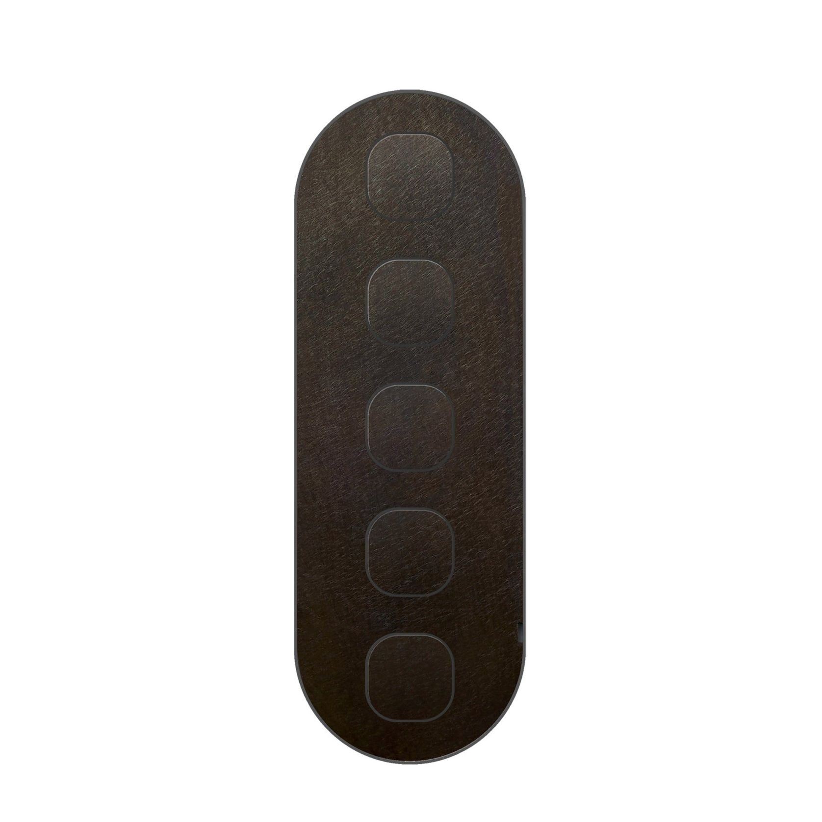 13 Carbon 5 Gang Switch Grid Faceplate gallery detail image