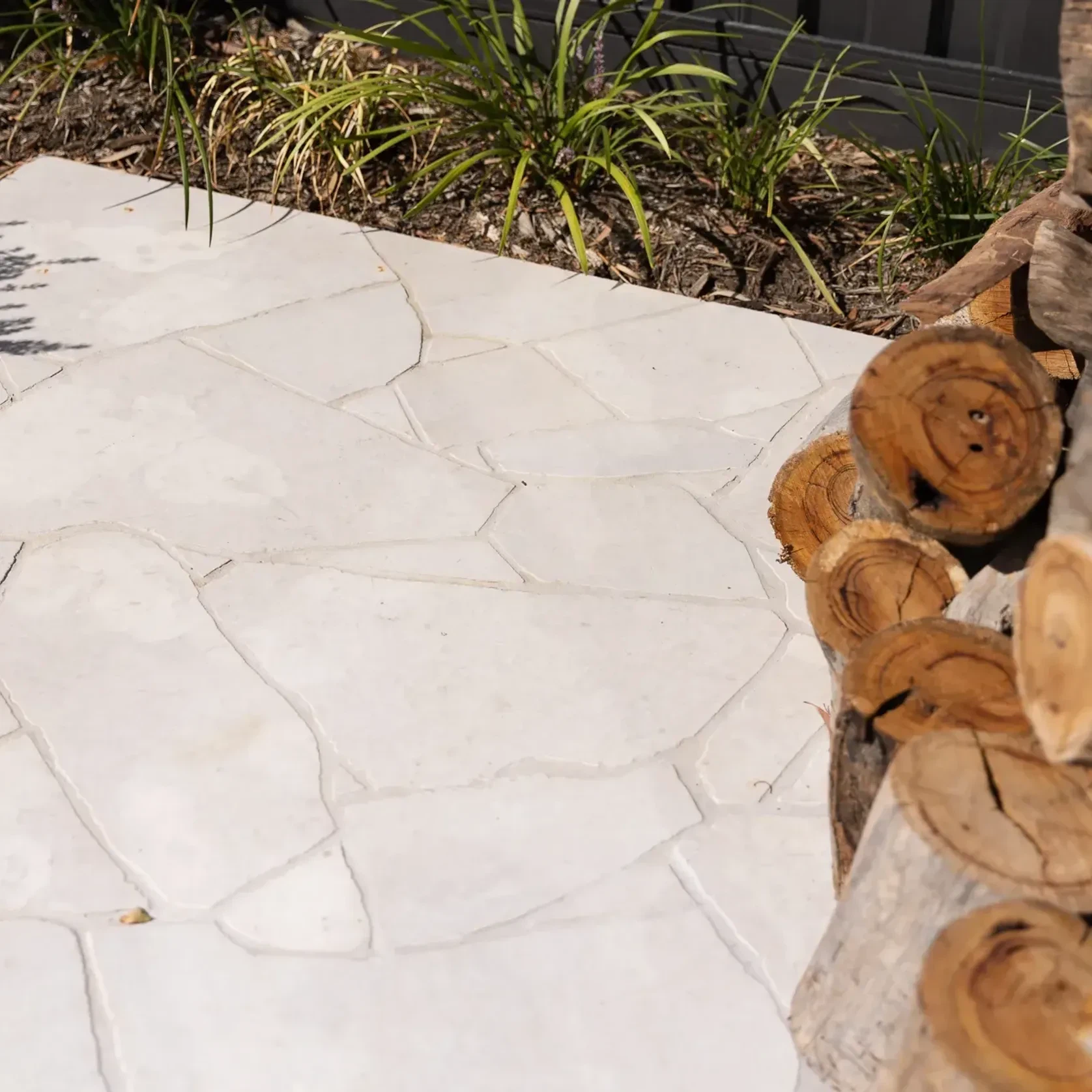 Tallin Grey Limestone Crazy Paving gallery detail image