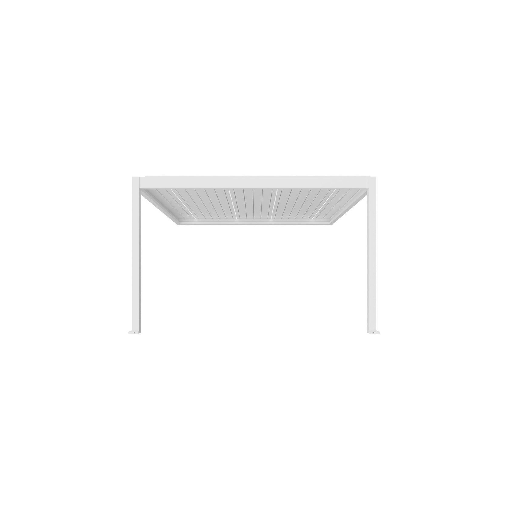 Caribbean Motorised Wall Mounted Louvre Roof Aluminium Pergola gallery detail image