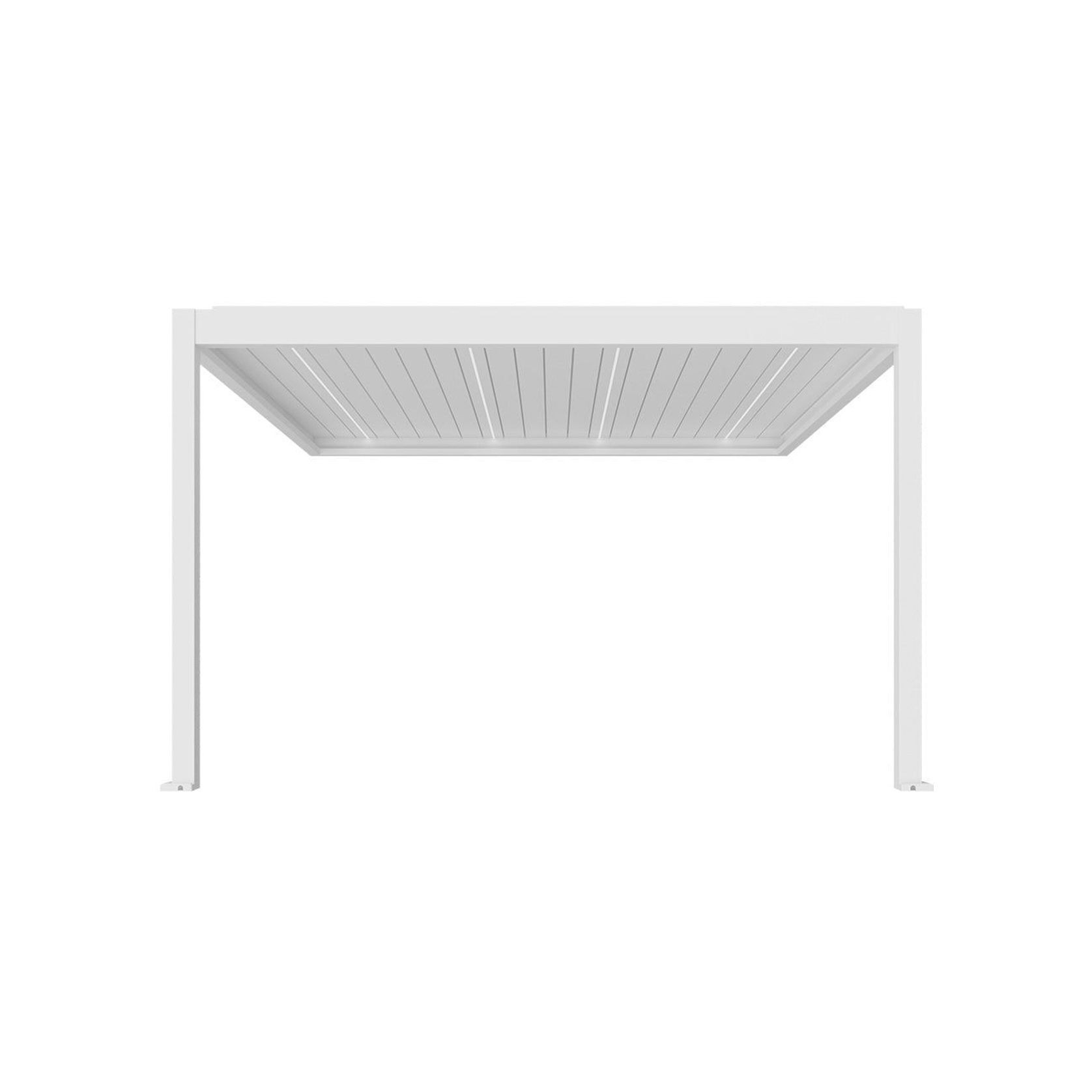 Caribbean Motorised Wall Mounted Louvre Roof Aluminium Pergola gallery detail image