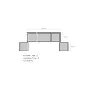 Newport Teak Outdoor Loveseat gallery detail image