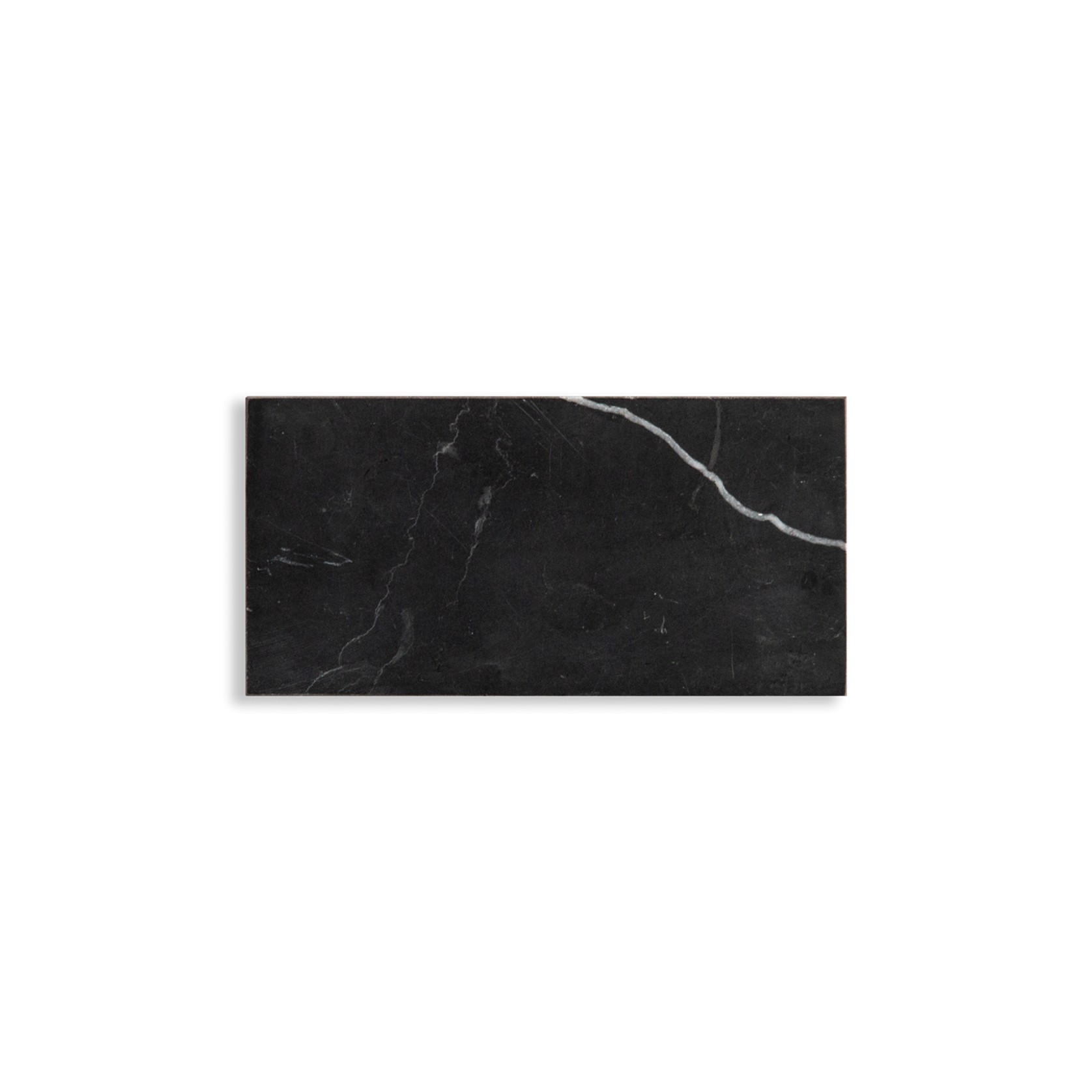 Nero Marquina Honed Subway Tile gallery detail image