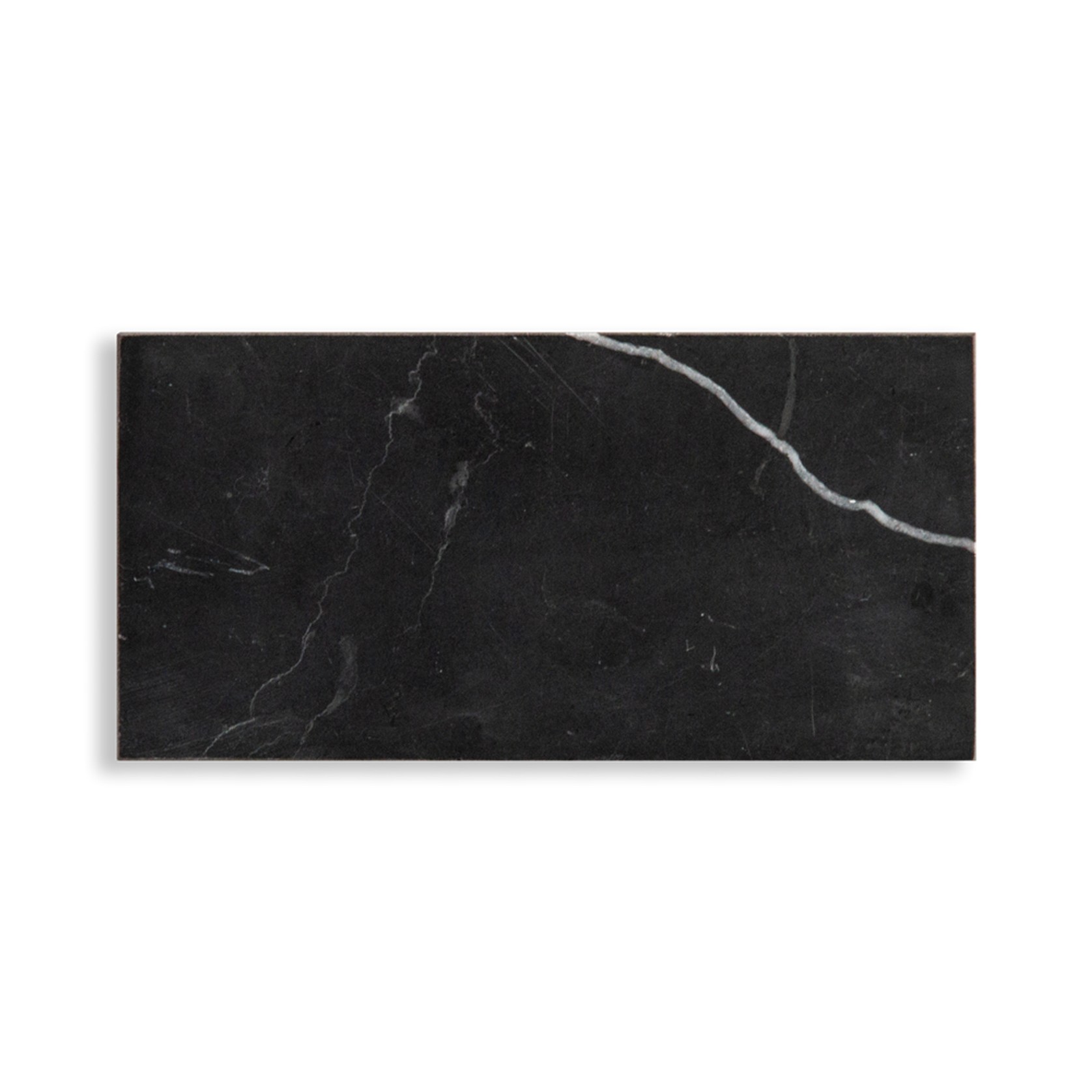 Nero Marquina Honed Subway Tile gallery detail image