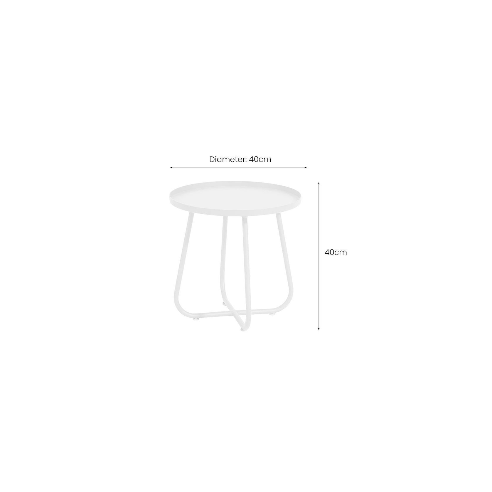 Petrel Aluminium Outdoor Side Table gallery detail image