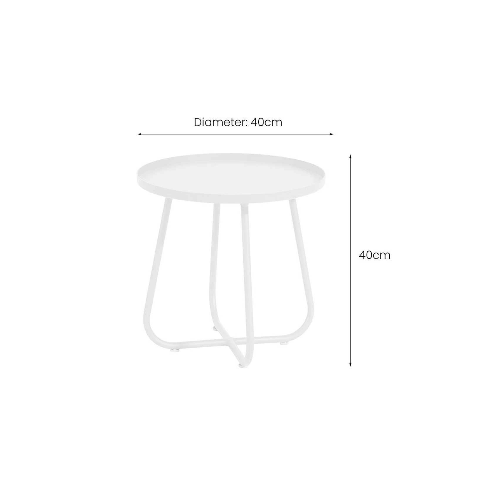 Petrel Aluminium Outdoor Side Table gallery detail image