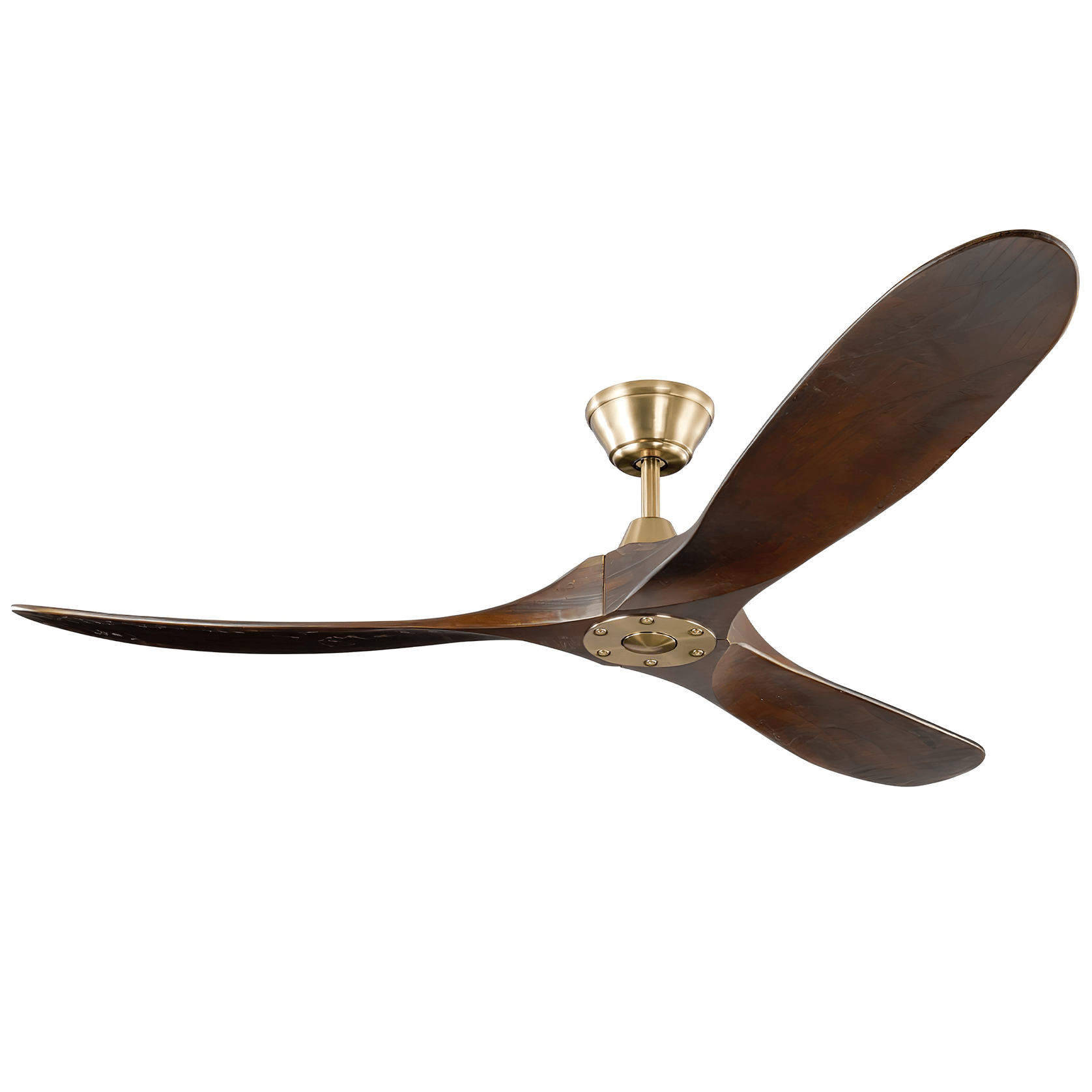 Milano Ceiling Fan Slider Burnished Walnut Blade gallery detail image