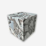 Cube Side Table - Milky Bleu Marble | Natural Stone Co. gallery detail image