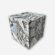 Cube Side Table - Milky Bleu Marble | Natural Stone Co. gallery detail image