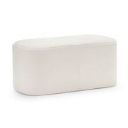 Podd Rectangle Ottoman Bench Stool | Cream Bouclé gallery detail image