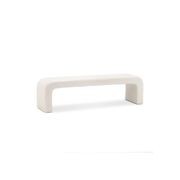 Harper 160cm Arch Bench Seat | Cream Bouclé gallery detail image