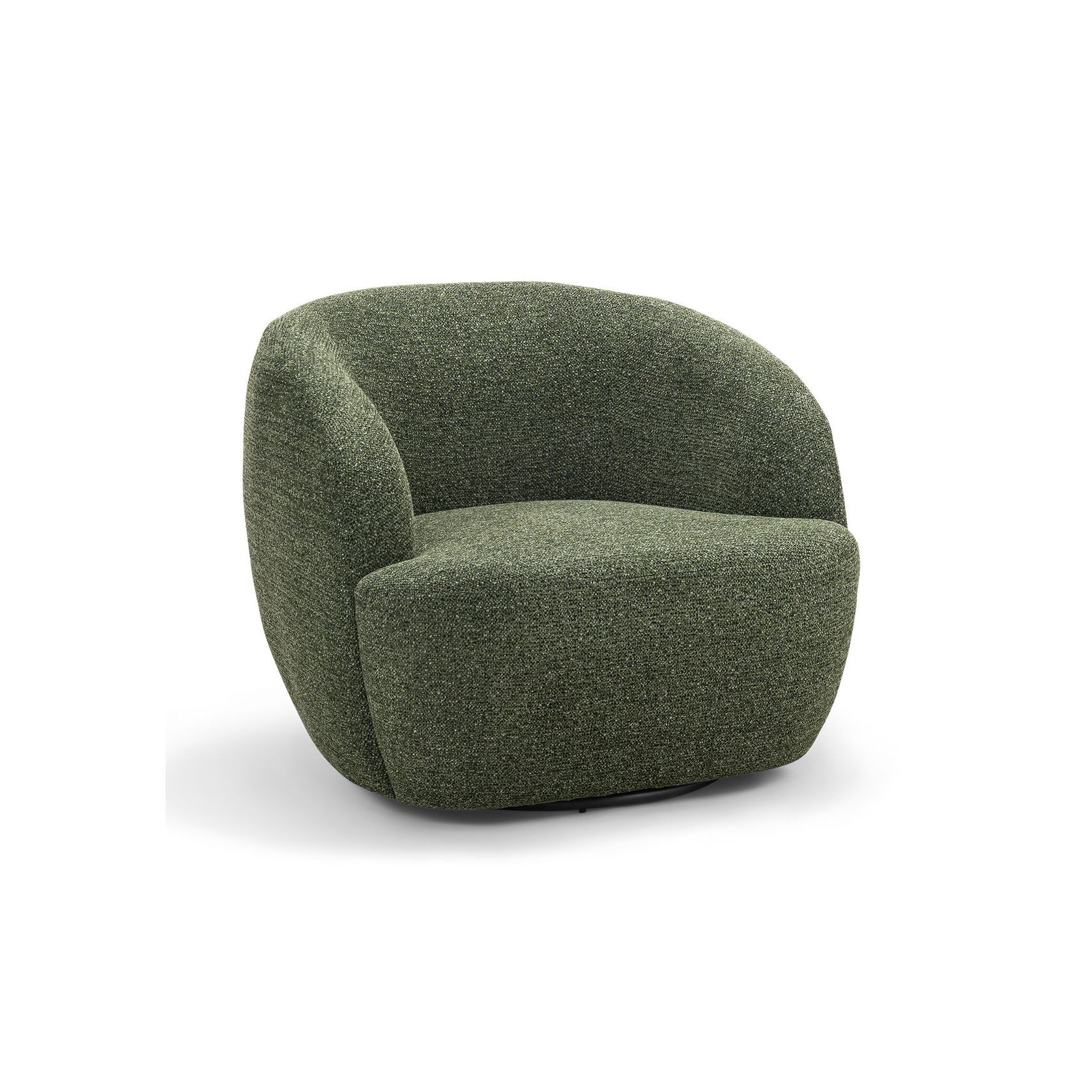 Cuddle Swivel Armchair | Moss Green gallery detail image