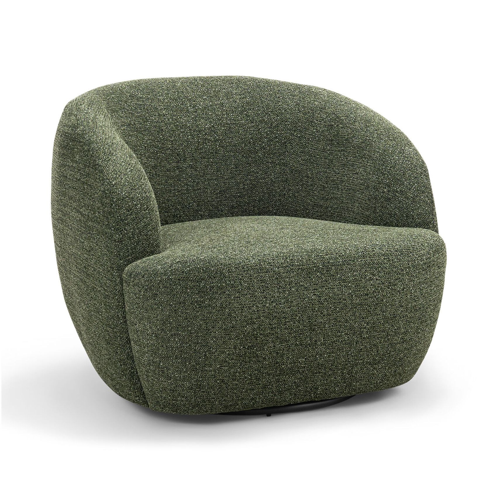 Cuddle Swivel Armchair | Moss Green gallery detail image