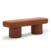 Nico 140cm Bench Seat | Rust Orange gallery detail image