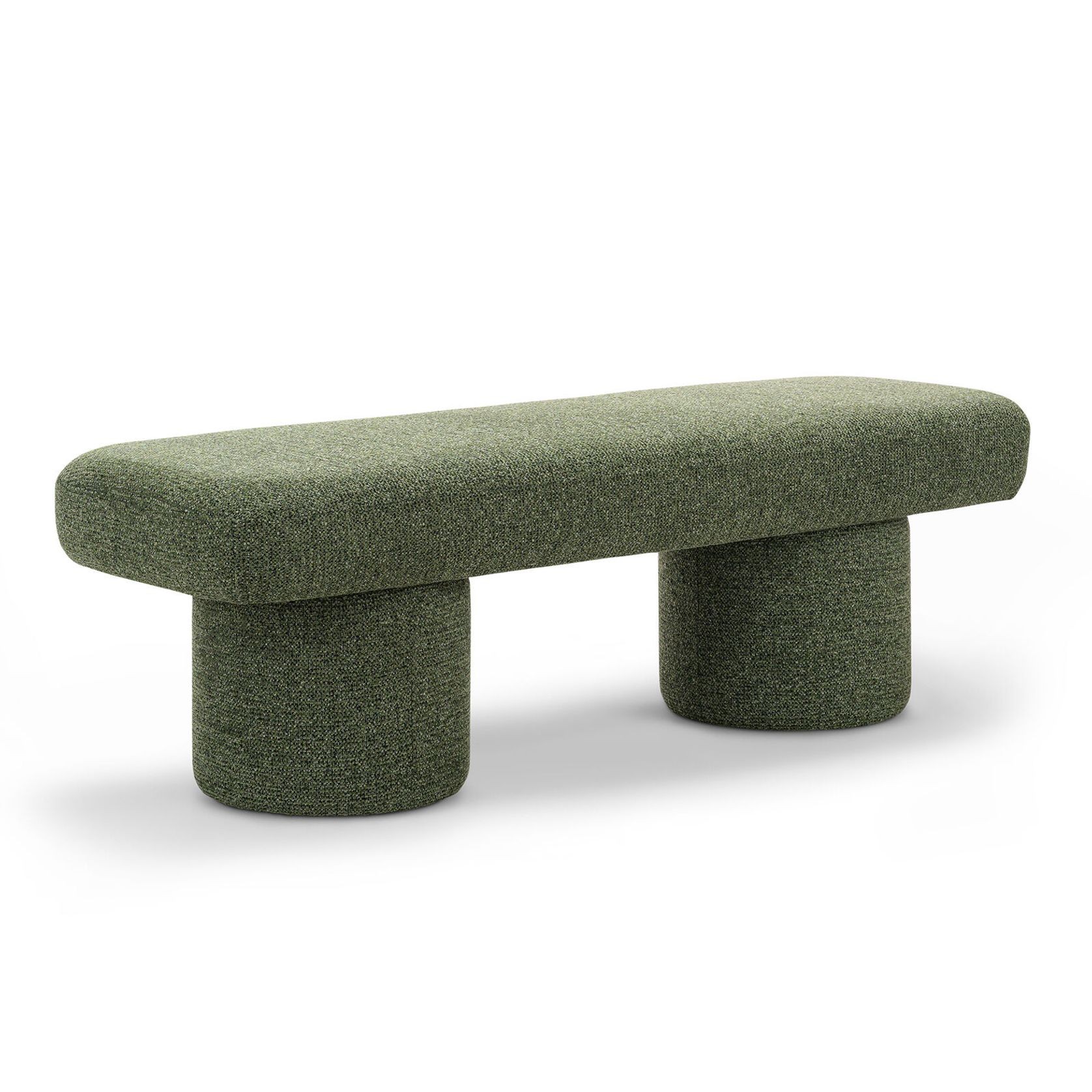 Nico 140cm Bench Seat | Moss Green gallery detail image